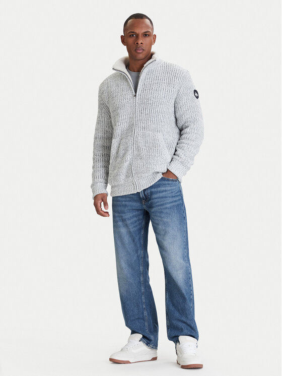 Quiksilver Quiksilver Kardigan Boketto EQYSW03324 Szary Regular Fit