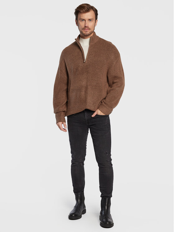 Maglione Casey 212058 Marrone Regular Fit