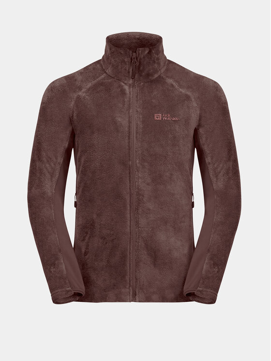 Jack Wolfskin Jack Wolfskin Polar Rotwand Fz 1711421 Bordowy Regular Fit