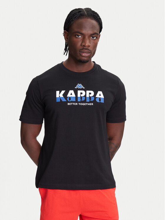 Kappa Kappa Tricou 351U8KW 005 Negru Regular Fit