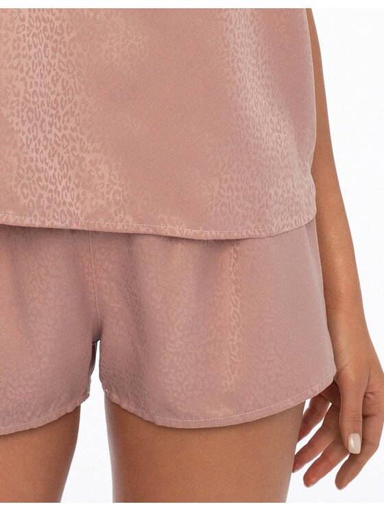 Esotiq Esotiq Piżama 41228-39X Różowy Regular Fit