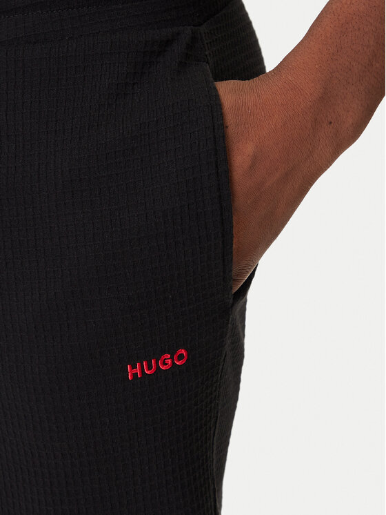 HUGO HUGO Pyjamahose Austin 50532012 Schwarz Regular Fit