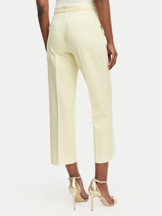 Morgan Morgan Pantaloni di tessuto 261-PVADO.F Giallo Regular Fit