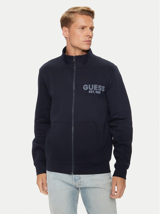 Guess Sweatshirt M4YQ80 K9Z21 Bleu marine Regular Fit
