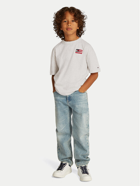 Tommy Hilfiger Tricou KB0KB09531 S Gri Regular Fit