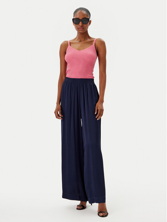 Fracomina Fracomina Marškinėliai FR25ST4006K410J9 Koralų Slim Fit