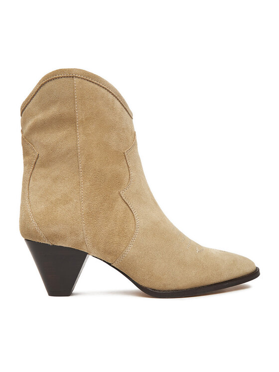 Badura Badura Cizme și botine cowboy EO-APRIL-25FW217 Bej