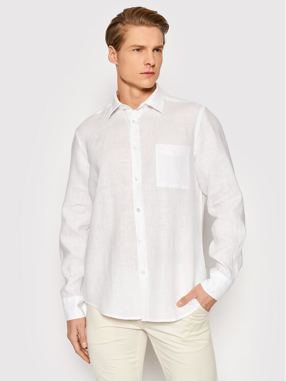 Camicia Relegant_5 50467317 Bianco Regular Fit