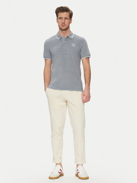 Blend Blend Polo 20708180 Niebieski Regular Fit