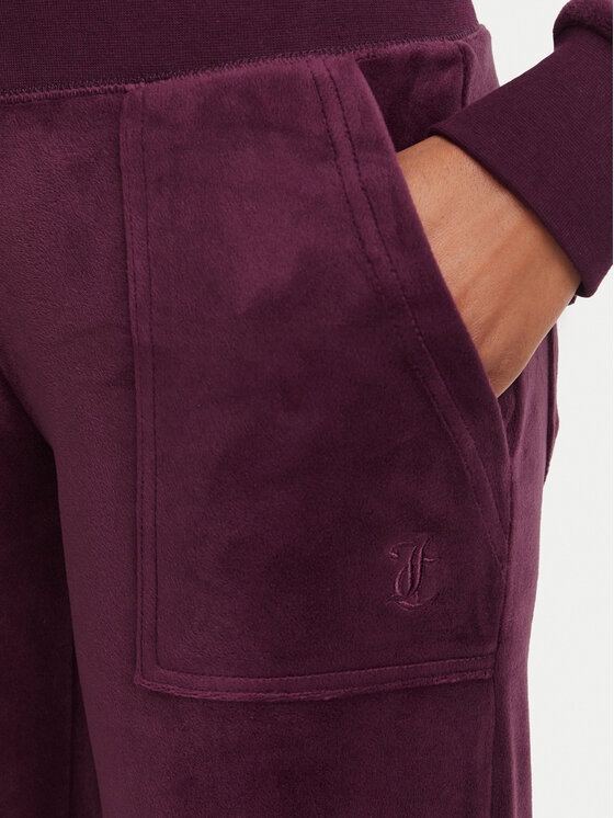Juicy Couture Juicy Couture Spodnie dresowe Layla JCSEBJ001G Bordowy Regular Fit