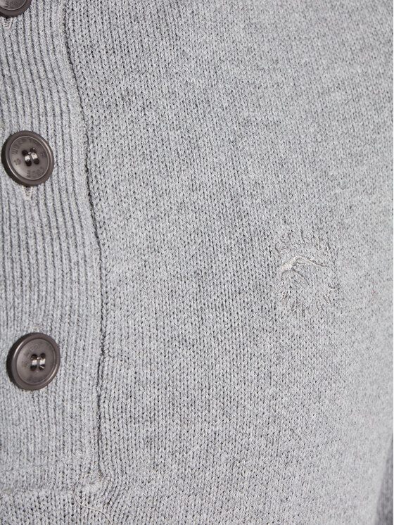 INDICODE INDICODE Megztinis Yosevally 35-719 Pilka Regular Fit