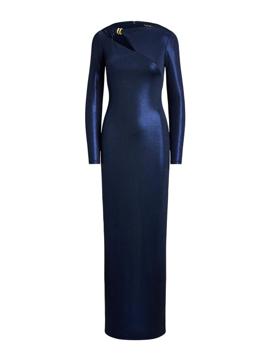 LAUREN RALPH LAUREN LAUREN RALPH LAUREN Vakarinė suknelė 253P03589003 Tamsiai mėlyna Slim Fit