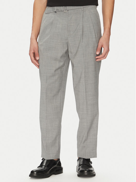 Liu Jo Bavlnené nohavice QA5091 T3991 Sivá Regular Fit