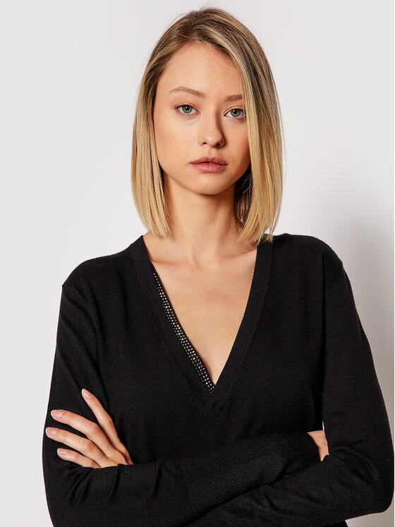 Maglione WF1310 MA49I Nero Regular Fit