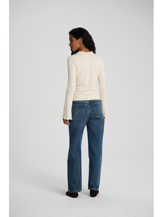 Le Songe Le Songe Bluzka LISA Kremowy Basic Fit