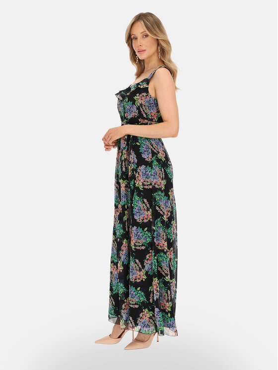Potis & Verso Potis & Verso Sukienka letnia Lorika Czarny Regular Fit