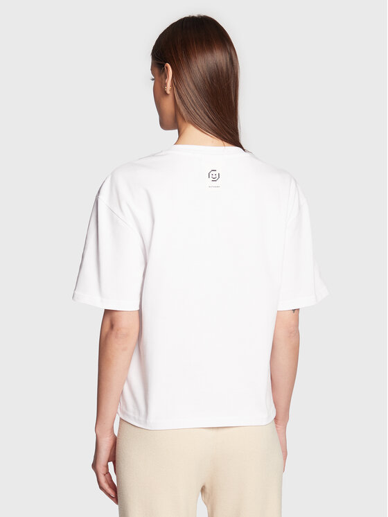 T-shirt TTSHF052 Bianco Relaxed Fit