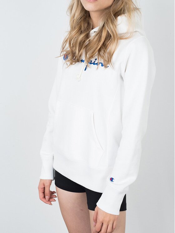 Champion Champion Mikina 111555 Bílá Slim Fit