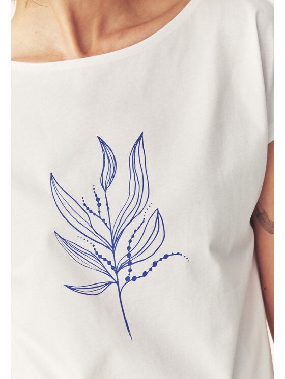 TATUUM TATUUM Tričko MANDENO Biela Classic Fit