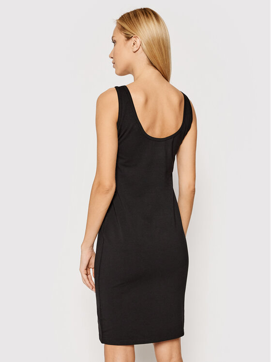 DKNY Sport DKNY Sport Повсякденна сукня DP1D4465 Чорний Slim Fit