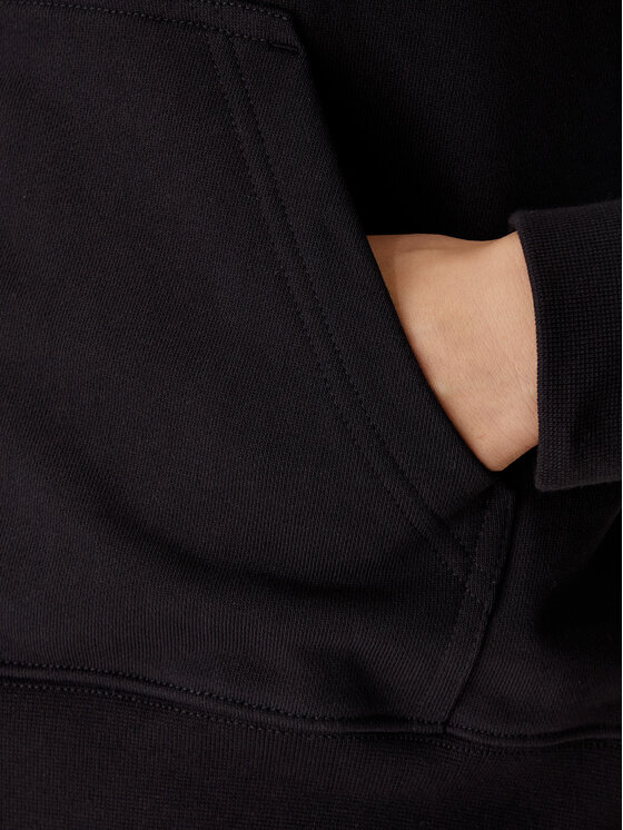 Calvin Klein Calvin Klein Džemperis ar kapuci LV044C211G Melns Relaxed Fit