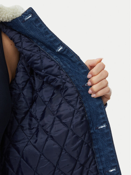 Tommy Jeans Tommy Jeans Teksajakk Archive Teddy DW0DW23519 Sinine Regular Fit
