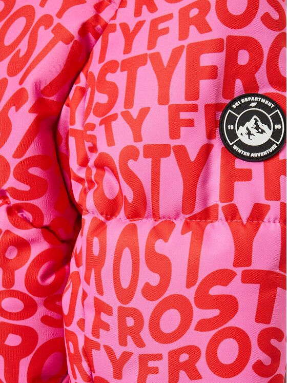 4F 4F Slidinėjimo striukė 4FJWAW24TTJAF544 Rožinė Regular Fit