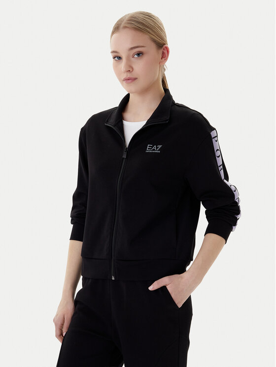 EA7 Emporio Armani Bluză 7W001152 AF12501 UC001 Negru Regular Fit
