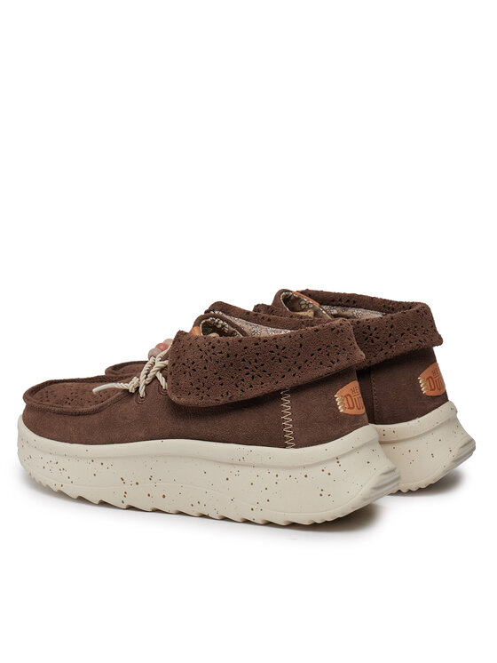 Hey Dude Hey Dude Halbschuhe Wendy Peak Fold Boot Suede 40256-204 Braun