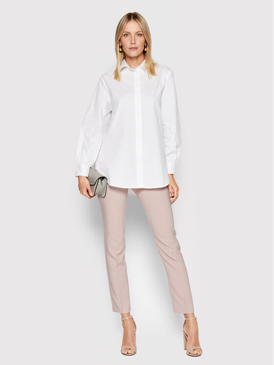 ONLY ONLY Cămașă Nora 15227677 Alb Relaxed Fit
