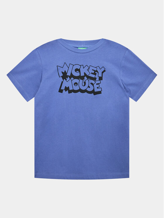 United Colors Of Benetton United Colors Of Benetton Marškinėliai 3096C10EC Mėlyna Regular Fit