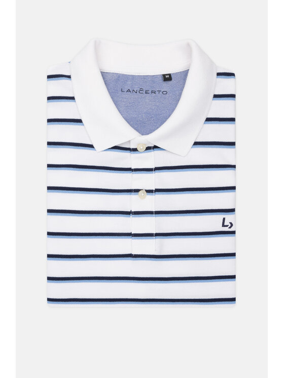 Lancerto Lancerto Polo Logan PO073123000022 Kolorowy Regular Fit