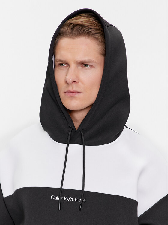 Calvin Klein Jeans Calvin Klein Jeans Sweatshirt Spacer J30J324628 Schwarz Regular Fit