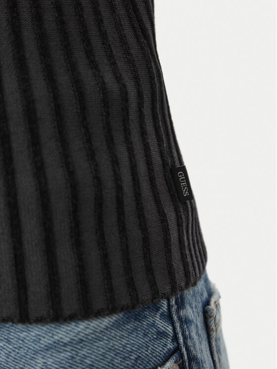 Guess Jeans Guess Jeans Кардиган W6BR05 Z1248 Черен Slim Fit