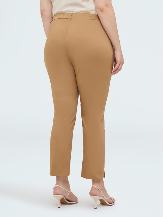 Fiorella Rubino Fiorella Rubino Pantaloni di tessuto P718L002568N012 Marrone Regular Fit
