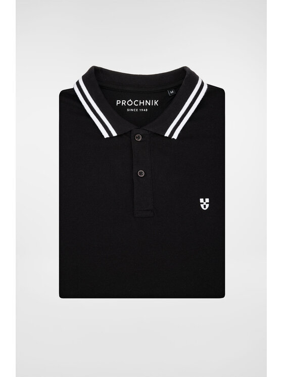 Próchnik Próchnik Polo PM 2 PO073123000005 Czarny Slim Fit