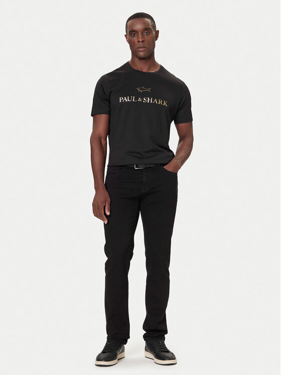 Paul&Shark Paul&Shark Majica 99311007 Črna Regular Fit
