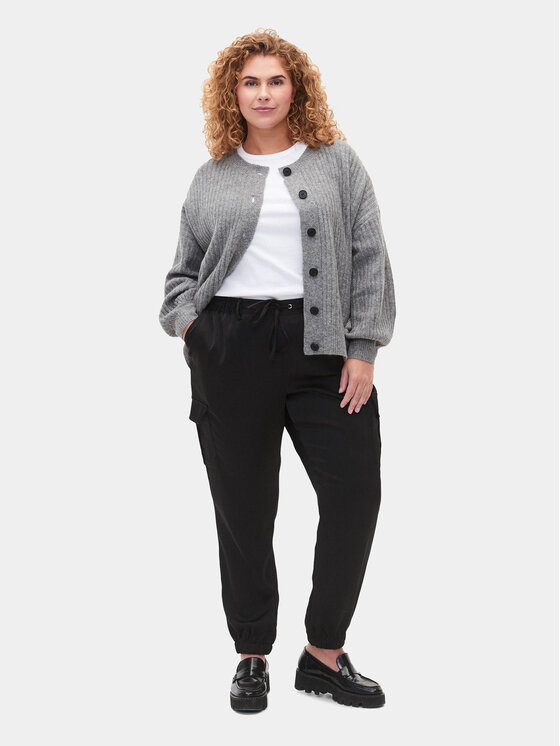 Zizzi Cardigan CA61087H Gris Regular Fit | Modivo.fr