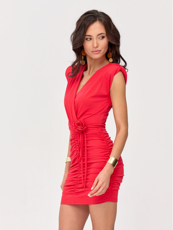 Roco Fashion Roco Fashion Abito da cocktail Zirelle Rosso Slim Fit
