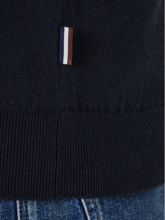 Bugatti Bugatti Sveter 7600-85520D Tmavomodrá Regular Fit