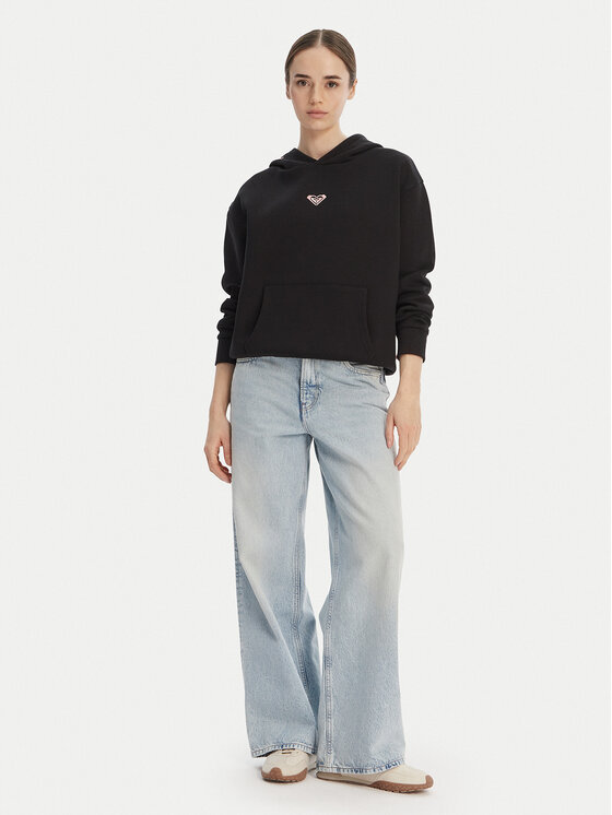 Roxy Roxy Sweatshirt W126-RXLSS-1017-48X Schwarz Regular Fit