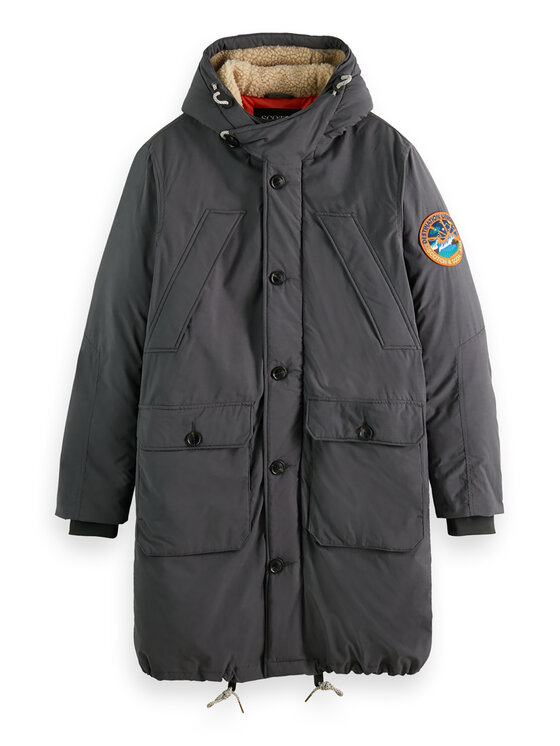 Scotch & Soda Scotch & Soda Парка 169114 Сив Regular Fit