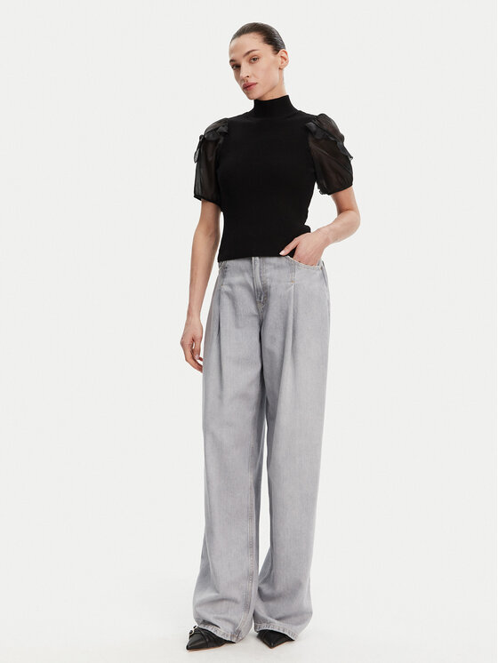 French Connection French Connection Dolčevita 78YCW Crna Slim Fit