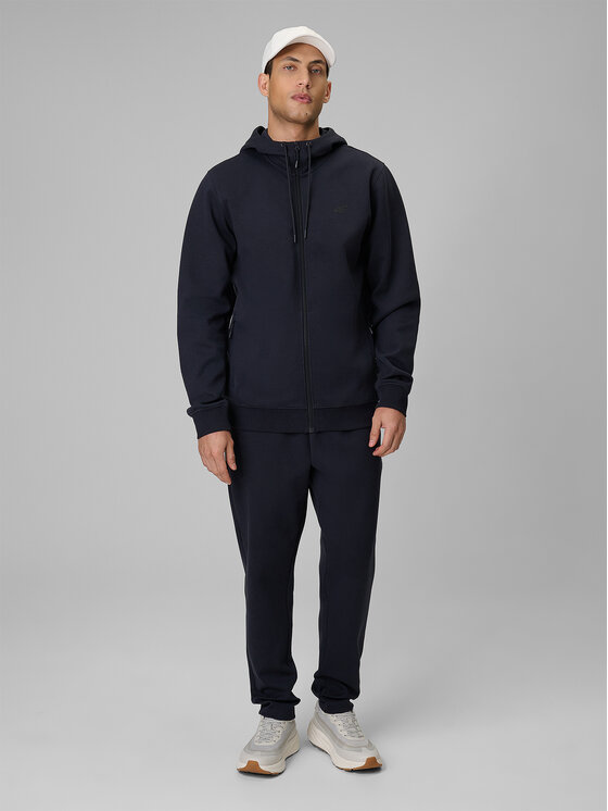 4F 4F Spodnie dresowe ESSENTIAL 2 Granatowy Regular Fit