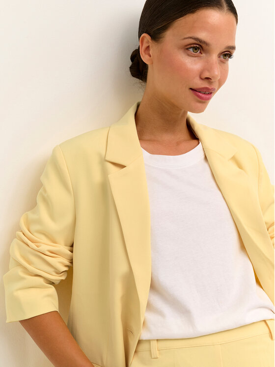 Kaffe Kaffe Піджак Sakura 10506684 Жовтий Regular Fit