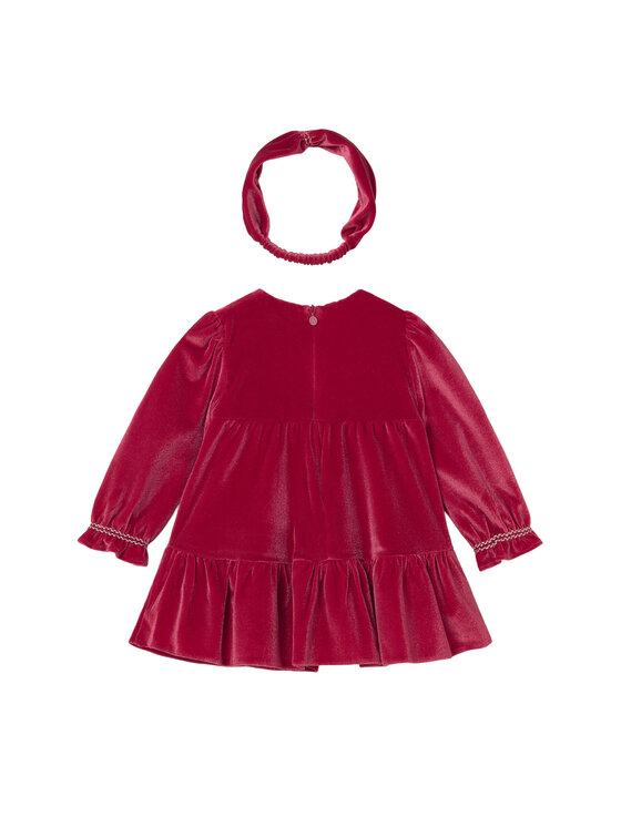 Mayoral Mayoral Elegantne kleit 2904 Bordoopunane Regular Fit