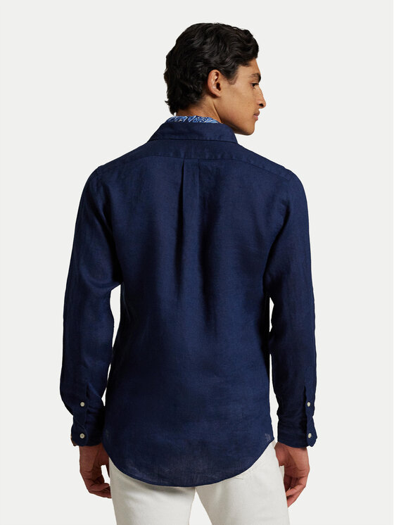 Polo Ralph Lauren Polo Ralph Lauren Košulja 710968915007 Tamnoplava Slim Fit