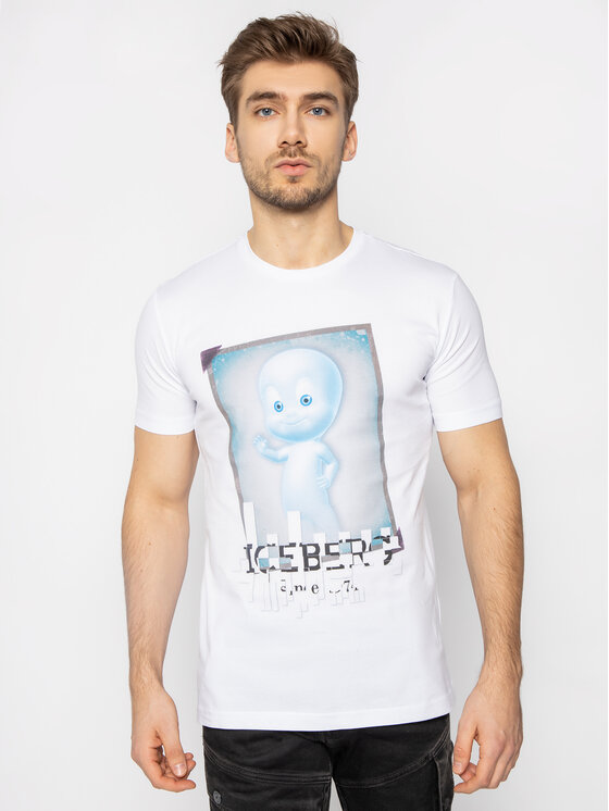 Iceberg Iceberg T-Shirt 20EMP0F0246301 Weiß Regular Fit