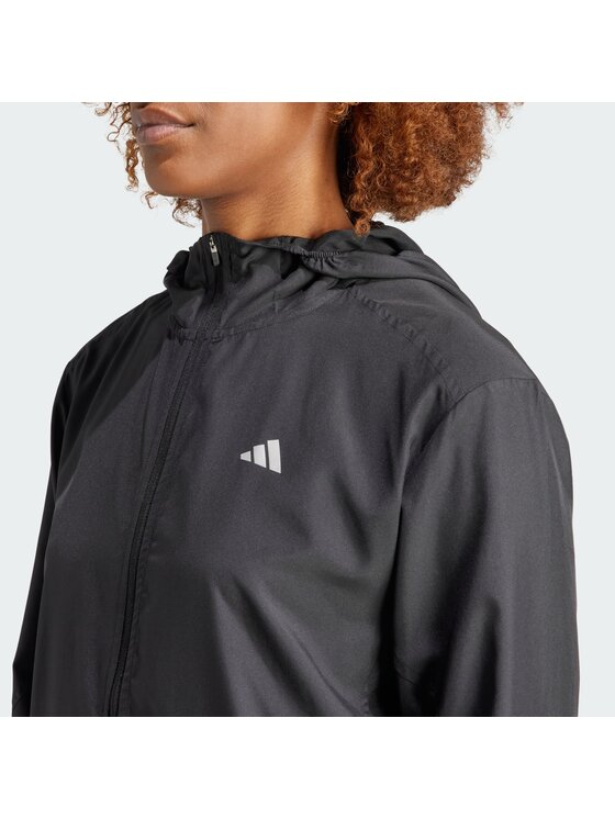 adidas adidas Kurtka do biegania Run It Jacket Czarny Regular Fit