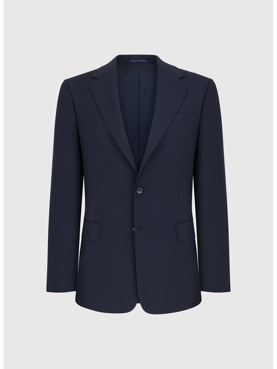 Pako Lorente Pako Lorente Marynarka P26WP-3G-015 Granatowy Slim Fit